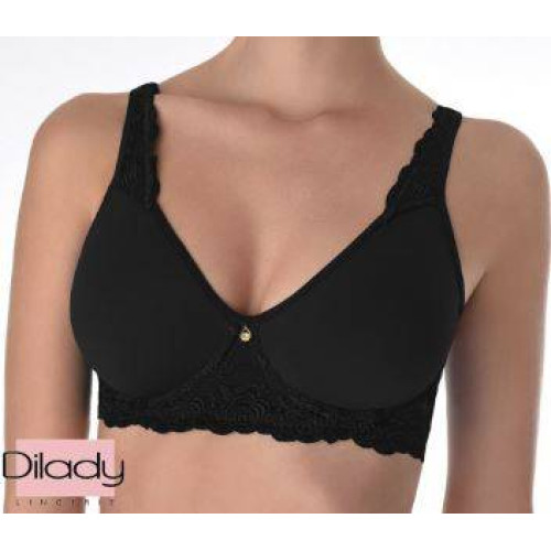 <p
align='center'>Sutiã Firmador sem Bojo Dilady Glamour, Preto, 136111</p>